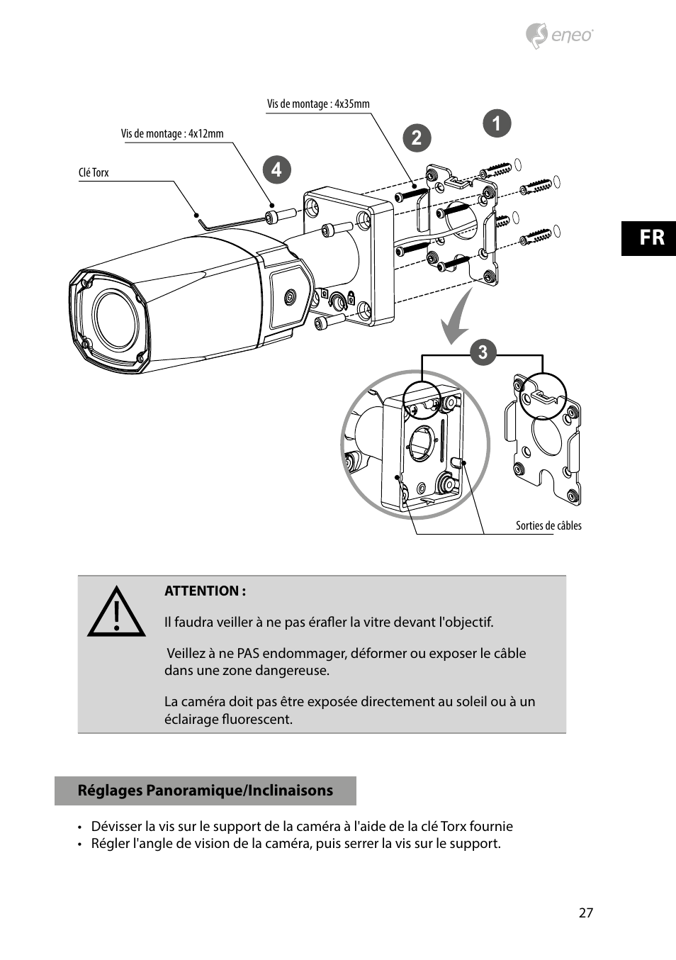 Eneo HDB-1080Z03IR D User Manual | Page 27 / 36