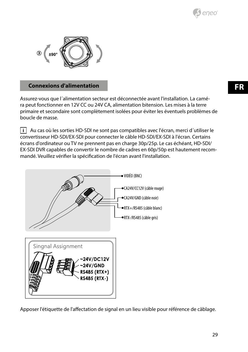 Eneo HDB-1080Z03IR D User Manual | Page 29 / 36
