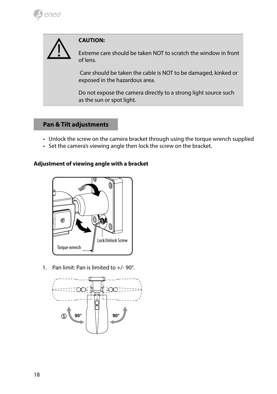Eneo HDB-2080M2810IR D User Manual | Page 18 / 36