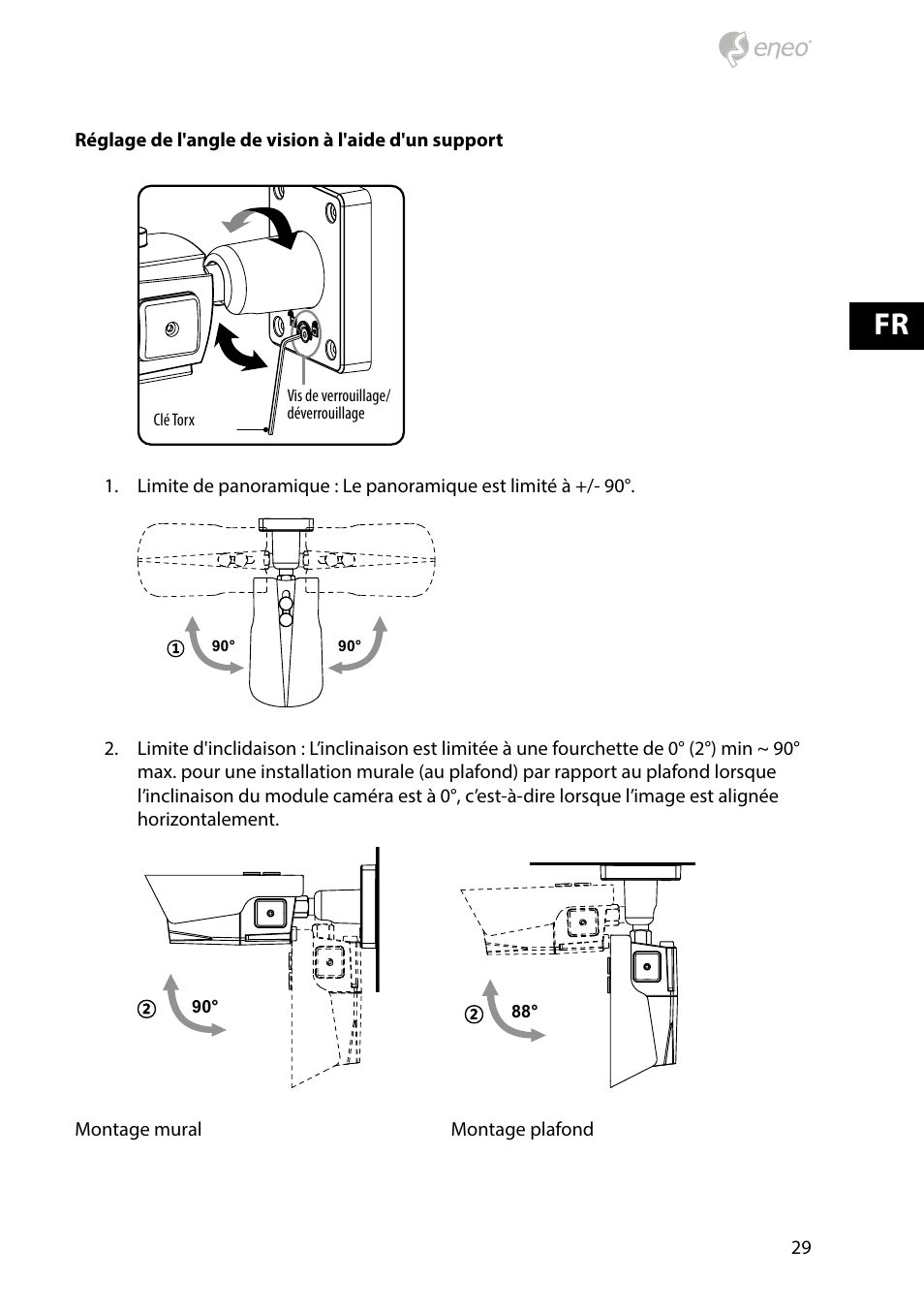 Eneo HDB-2080M2810IR D User Manual | Page 29 / 36