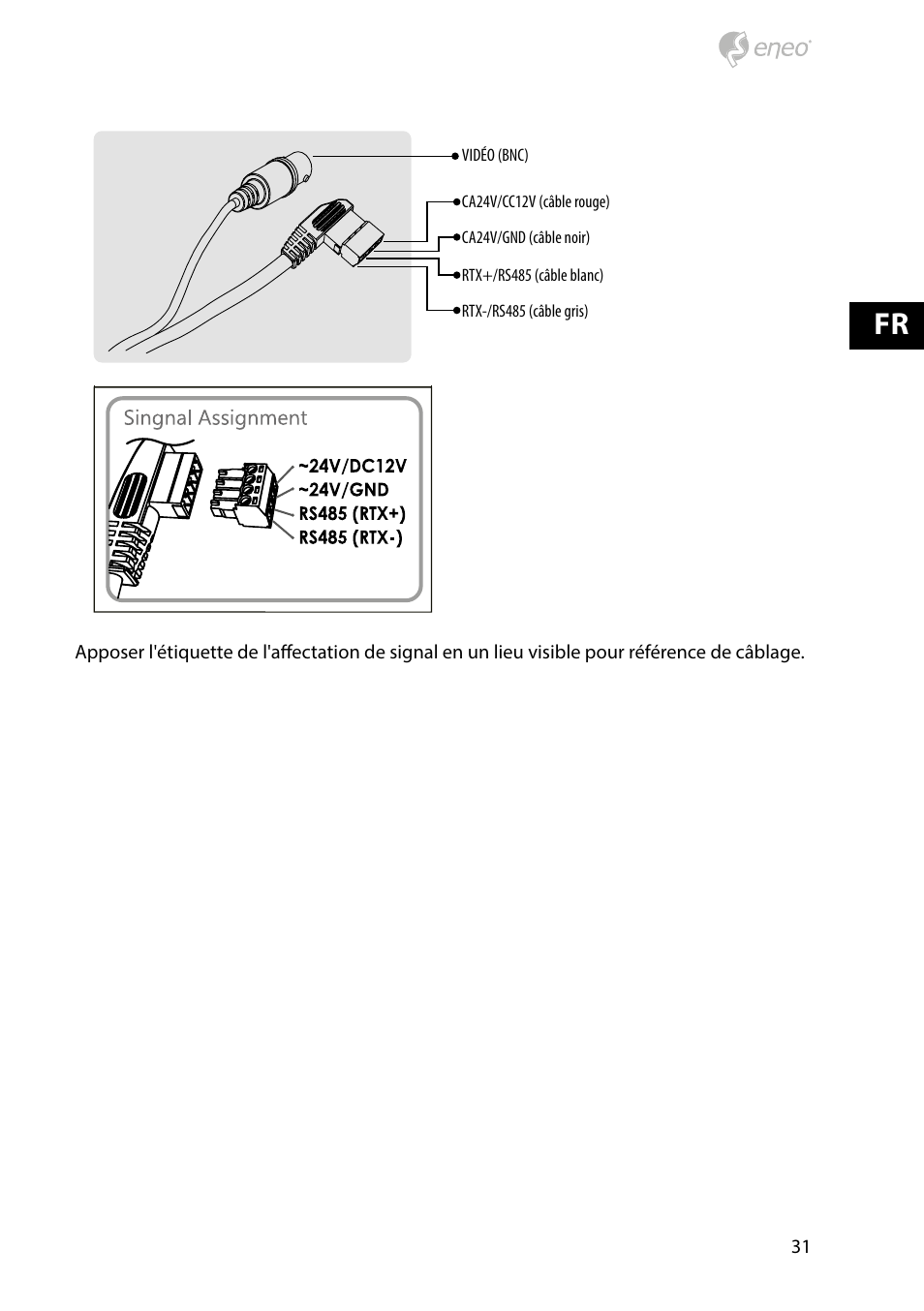 Eneo HDB-2080M2810IR D User Manual | Page 31 / 36