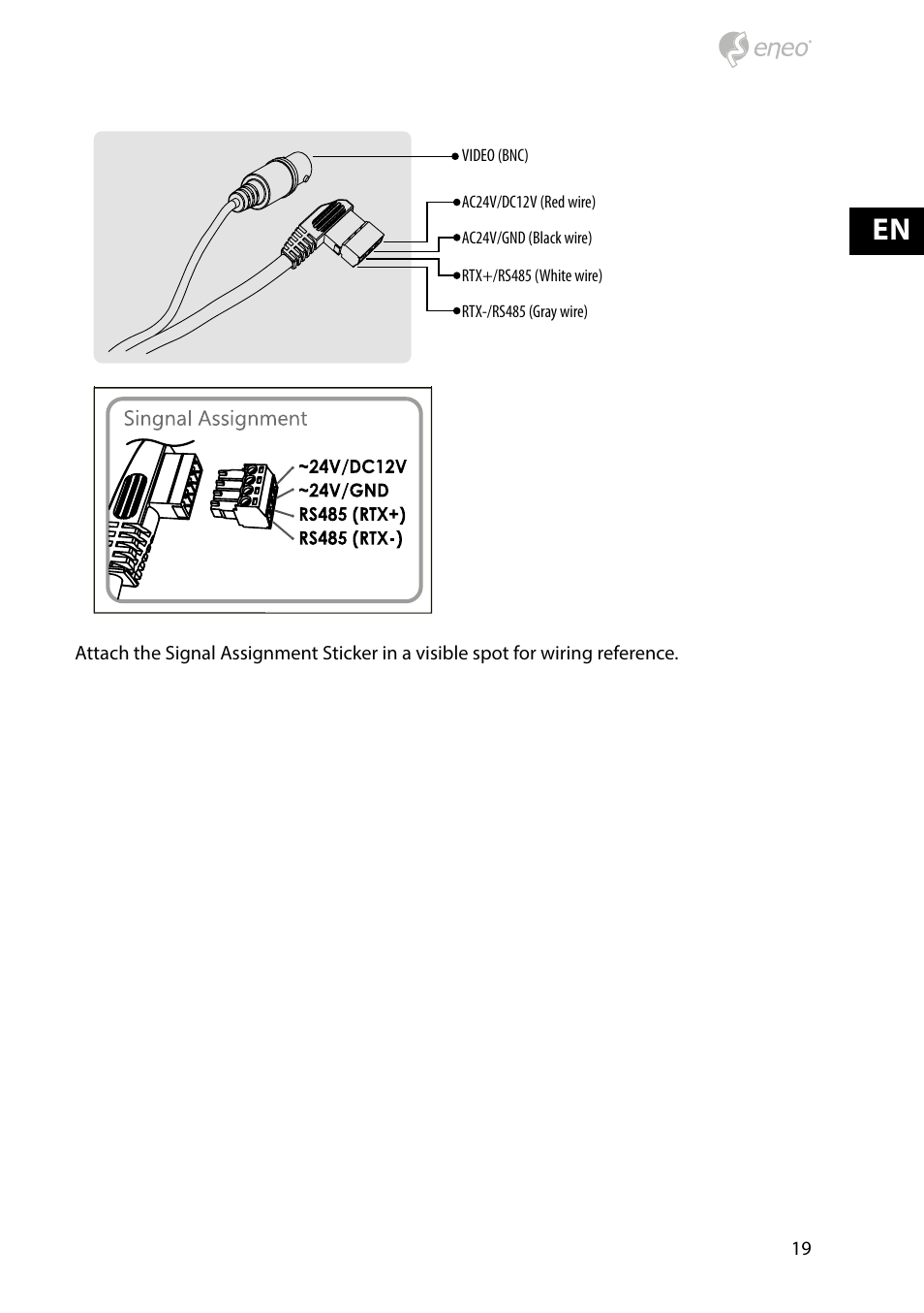 Eneo HDB-2080Z03IR D User Manual | Page 19 / 36