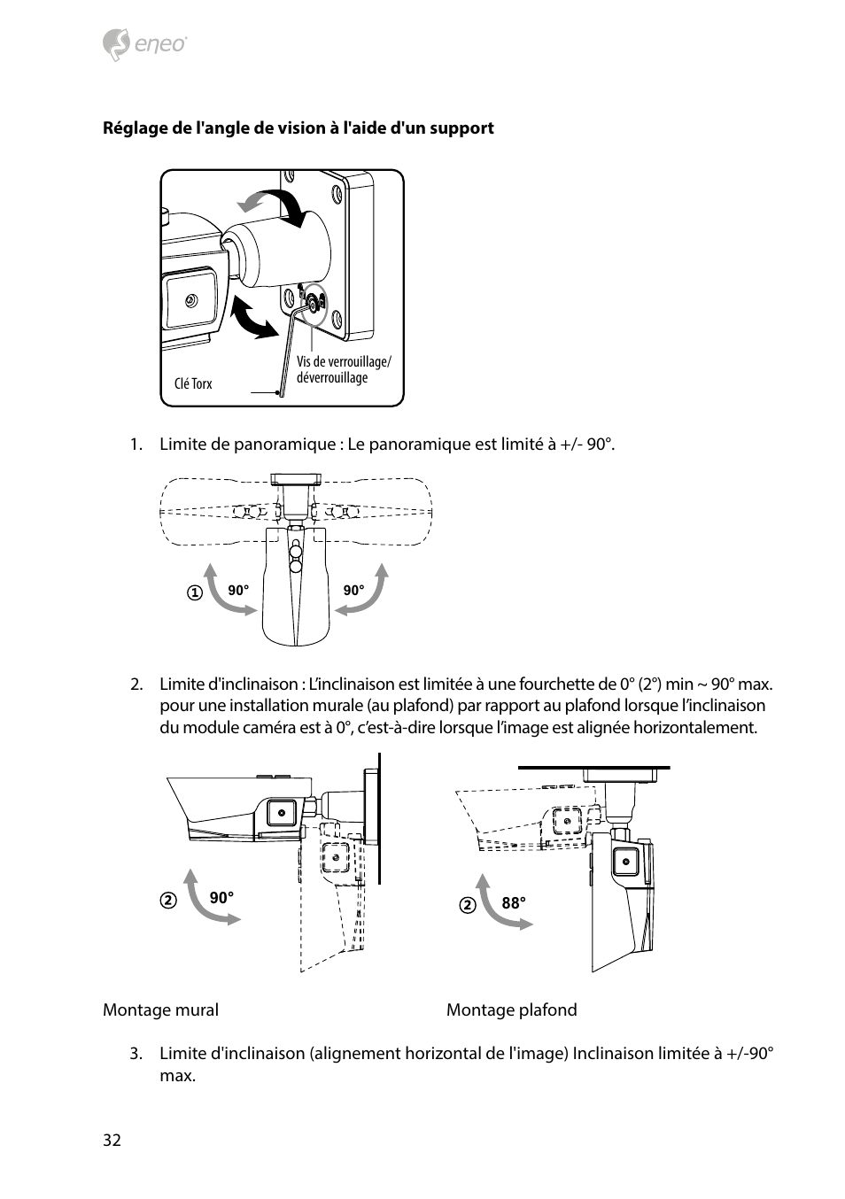 Eneo HDB-2280Z10IR D User Manual | Page 32 / 40