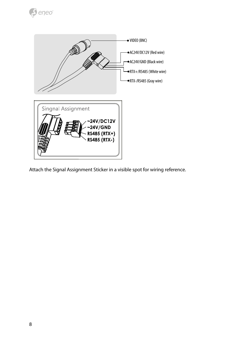 Eneo HDB-2280Z10IR D User Manual | Page 8 / 40