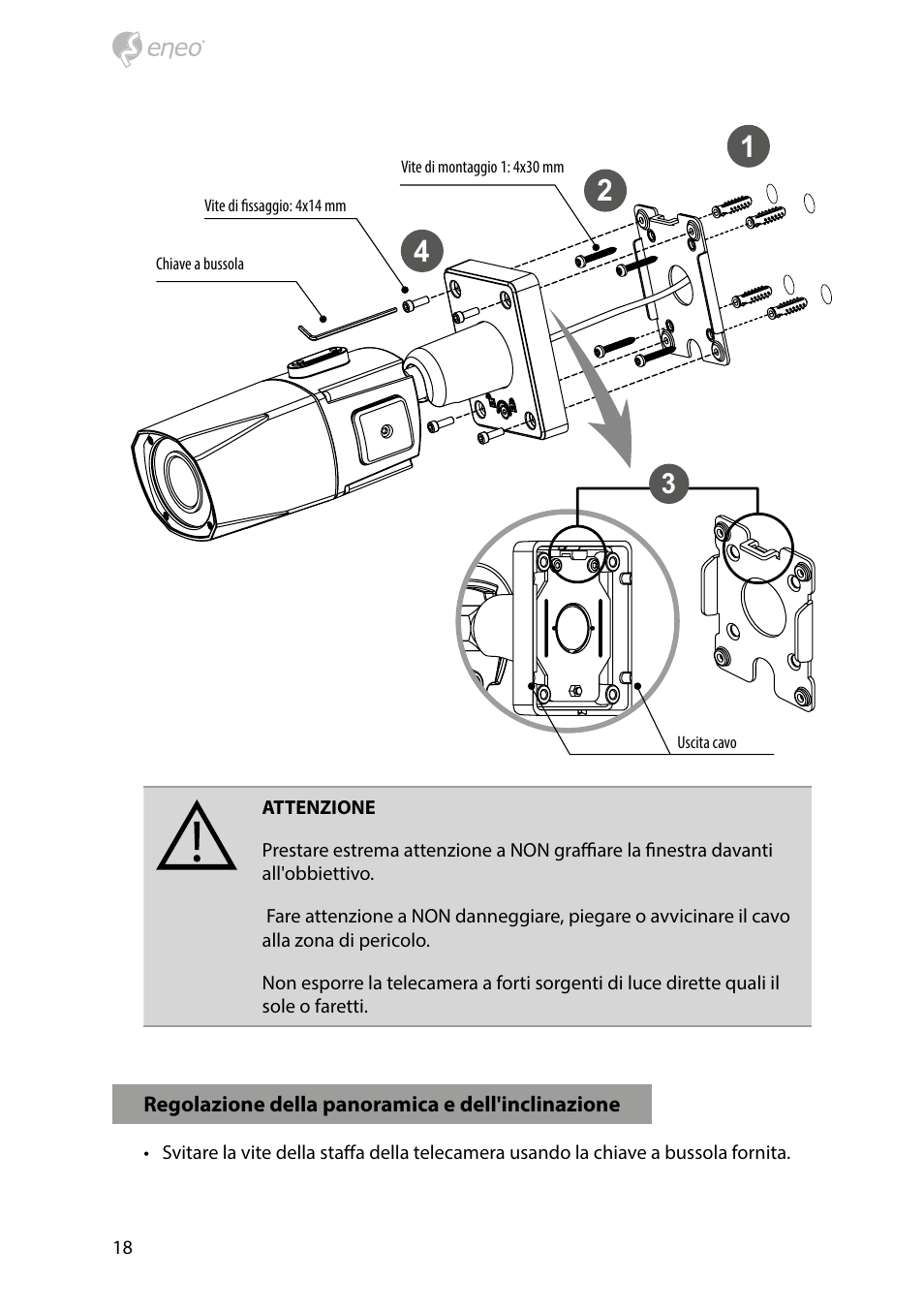 Eneo HDB-2280Z10IR D User Manual | Page 18 / 40