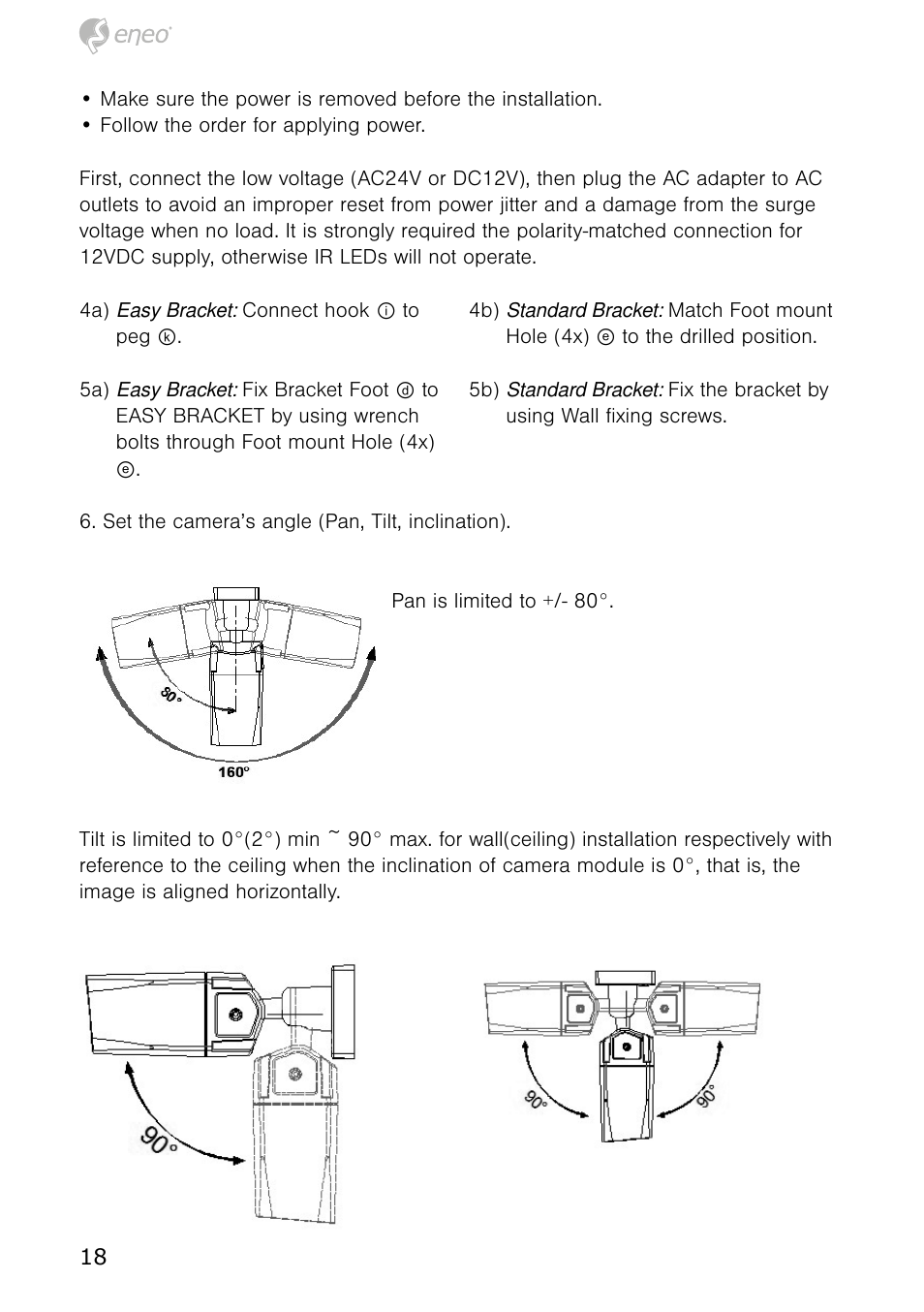 Eneo HDB-1080Z03IR B User Manual | Page 18 / 56