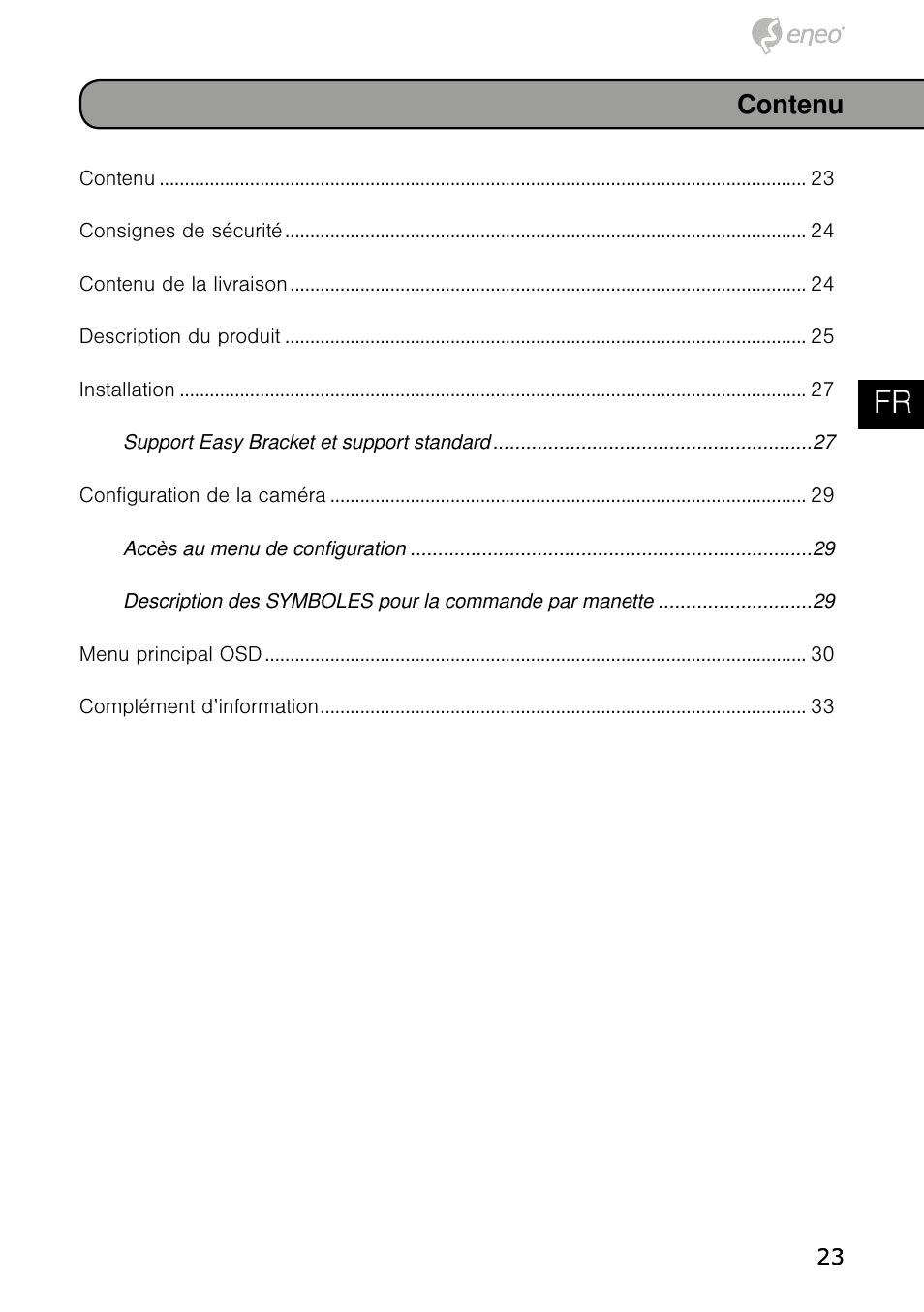 De en fr pl ru | Eneo HDB-1080Z03IR B User Manual | Page 23 / 56