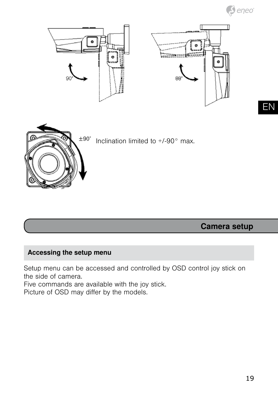 De en fr pl ru | Eneo HDB-2080MIR User Manual | Page 19 / 60