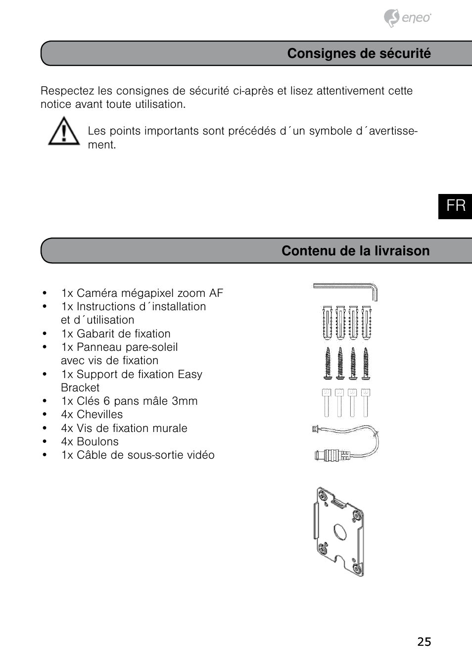 De en fr pl ru | Eneo HDB-2080MIR User Manual | Page 25 / 60
