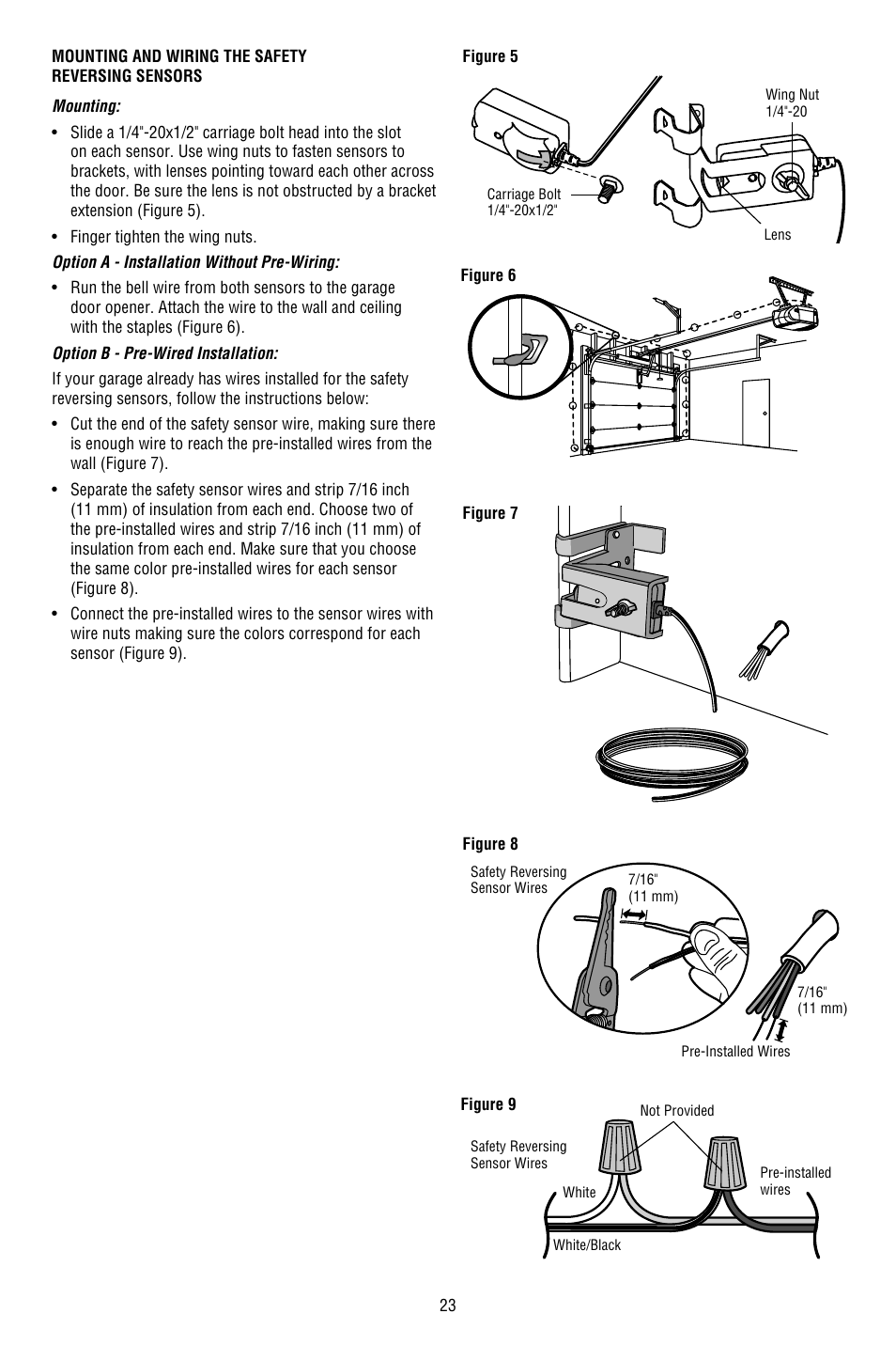 Chamberlain WHISPER DRIVE 248754 User Manual | Page 23 / 44