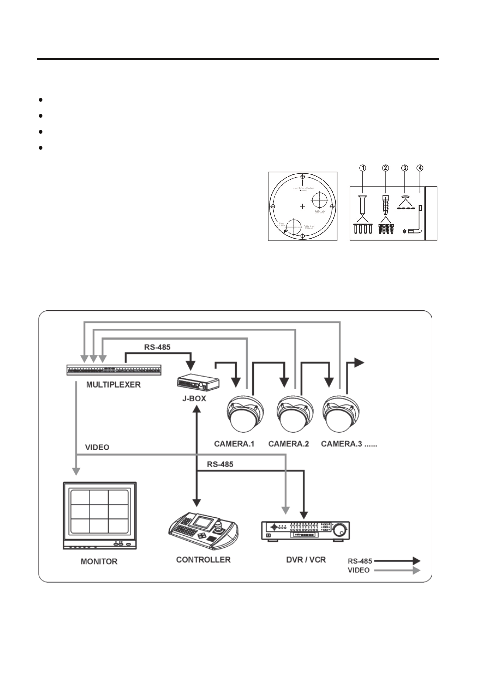 Installation du systeme | Eneo VKCD-1416C User Manual | Page 55 / 73