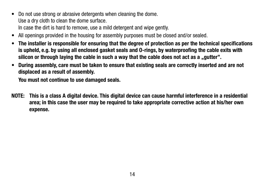 Eneo VKCD-1332SM/3.8 User Manual | Page 14 / 32