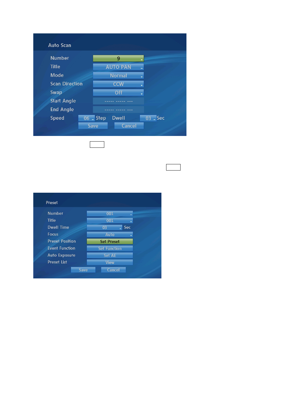 5 preset (shortcut: prst), 5 preset | Eneo EDC-4222B User Manual | Page 23 / 72
