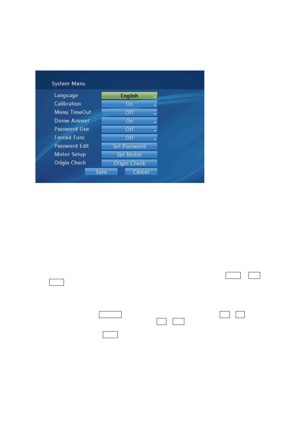 20 system menu | Eneo EDC-4222B User Manual | Page 57 / 72