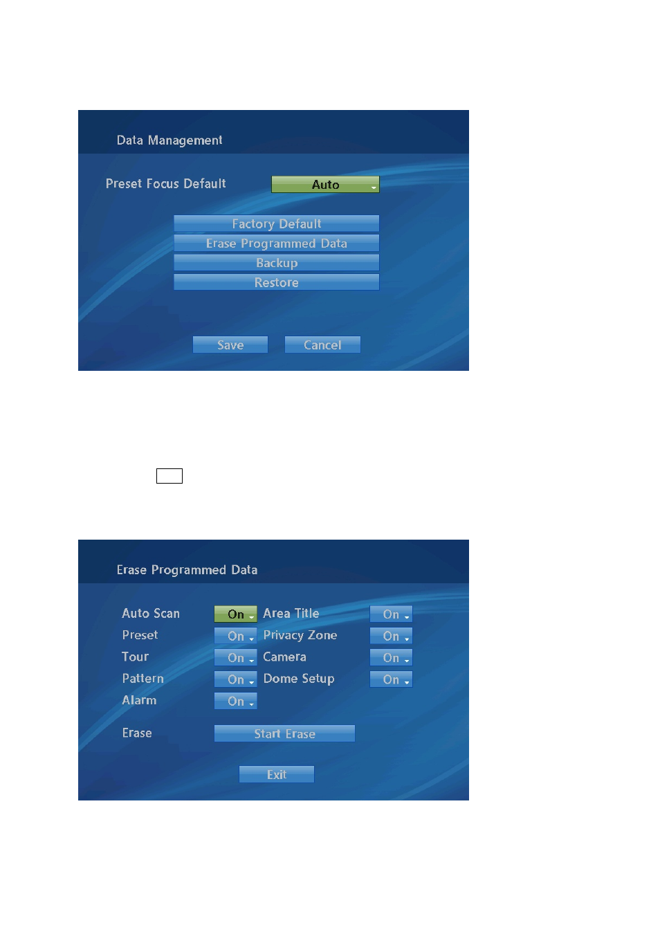 22 data management | Eneo EDC-4222B User Manual | Page 60 / 72