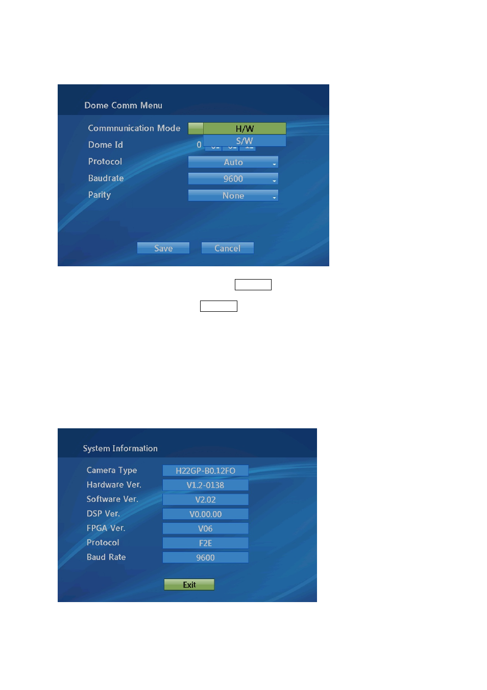 23 dome communication, 24 system information | Eneo EDC-4222B User Manual | Page 62 / 72