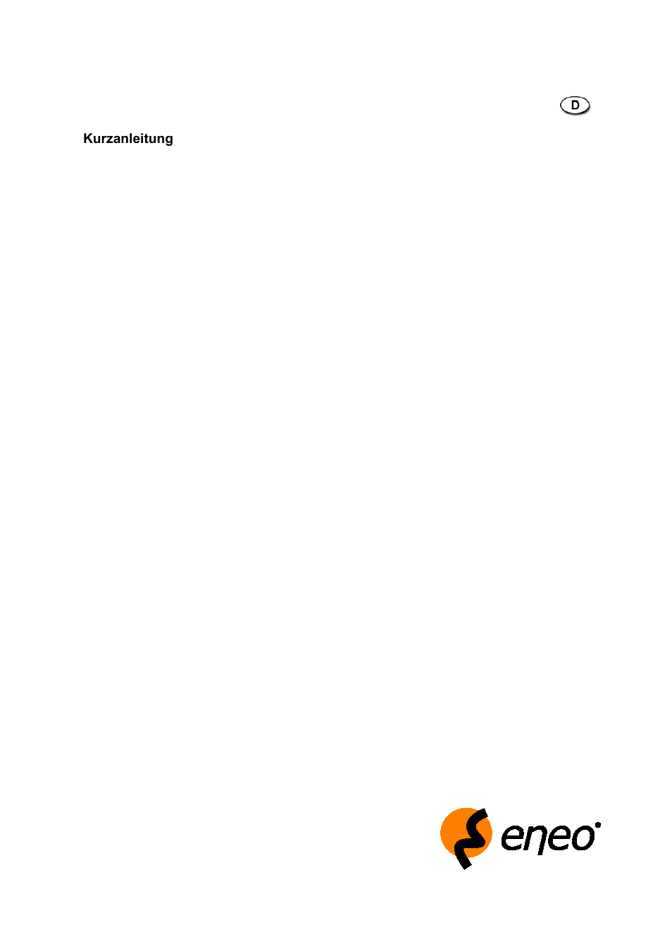 Eneo EDMC-3221B/E User Manual | 46 pages