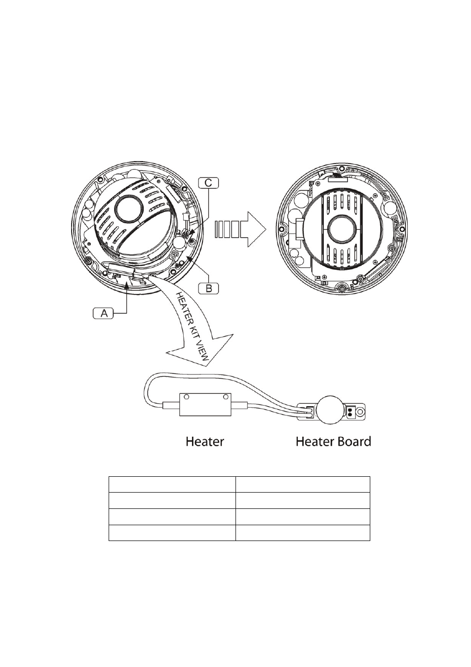 2 heater kit installation | Eneo EDMC-3221B User Manual | Page 10 / 48