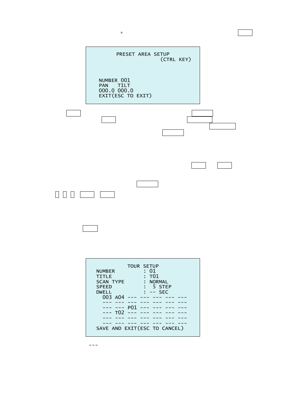 6 shortcut of preset program, 7 tour | Eneo EDMC-3221B User Manual | Page 26 / 48