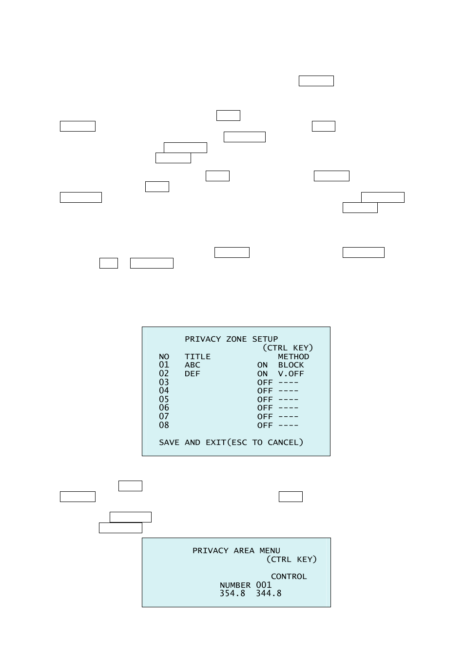 11 privacy zone | Eneo EDMC-3221B User Manual | Page 30 / 48