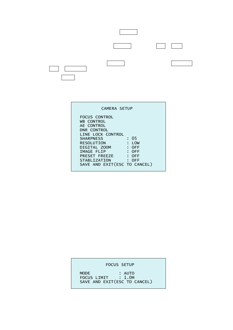 12 camera menu | Eneo EDMC-3221B User Manual | Page 31 / 48