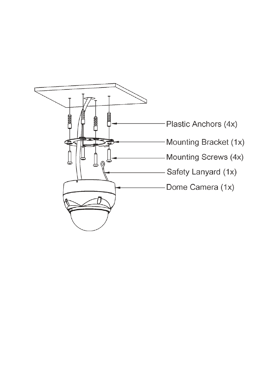 2 installation, 1 locking dome camera | Eneo EDMC-3221B User Manual | Page 8 / 48