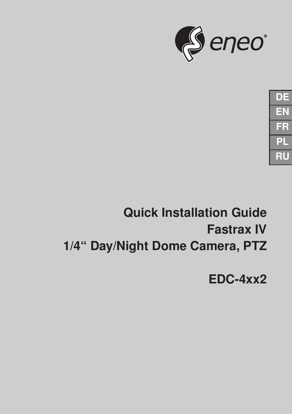 Eneo EDC-4372 User Manual | 72 pages