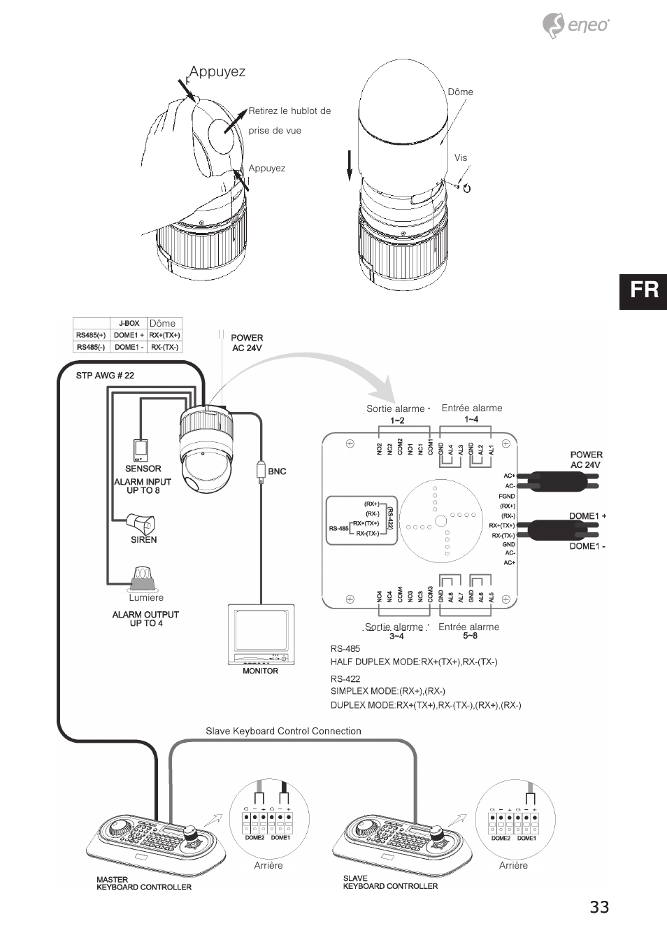 De en fr pl ru | Eneo EDC-4372 User Manual | Page 33 / 72