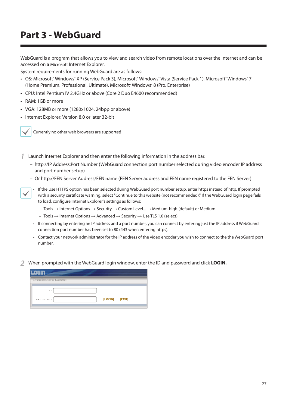 Part 3 - webguard | Eneo PLS-5304 User Manual | Page 27 / 34