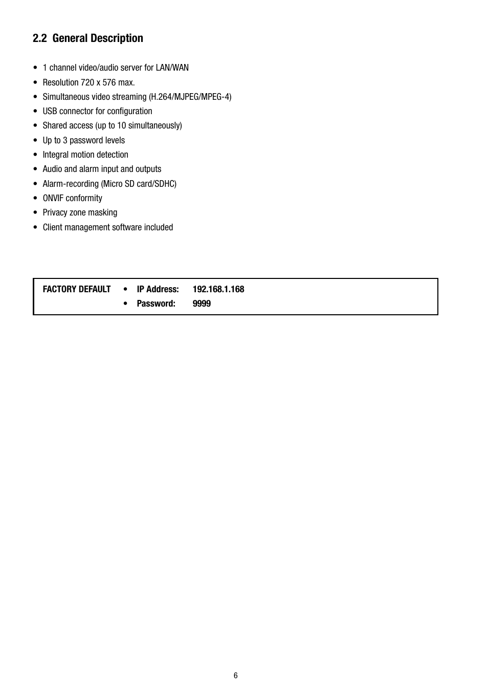 2 general description | Eneo GLS-2302H User Manual | Page 6 / 84