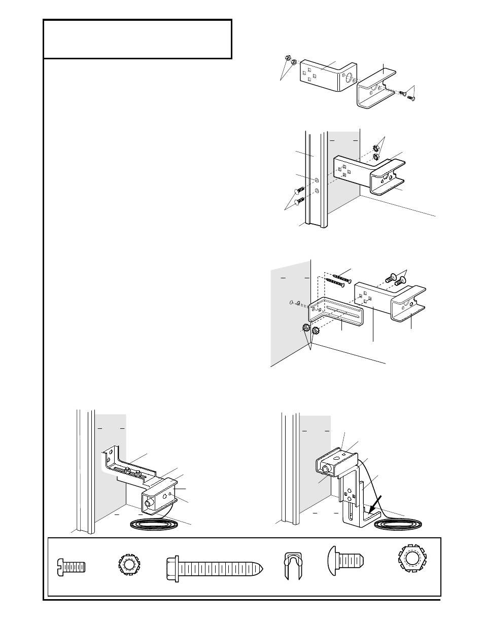 10) install the safety reversing sensor, Installation step 10, Install the safety reversing sensor | Chamberlain Series 1200 User Manual | Page 18 / 36