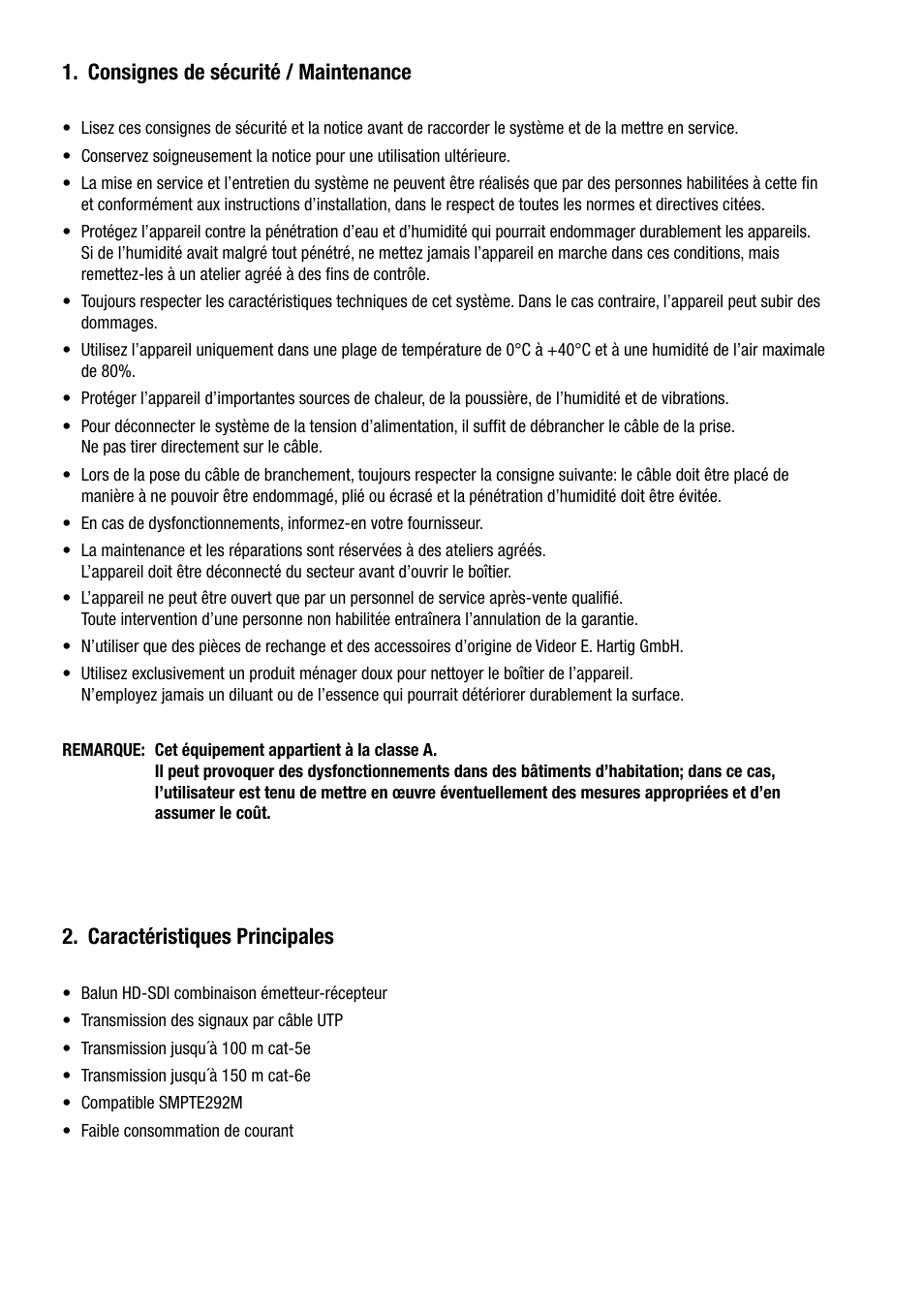 Eneo HDA-1020TRB User Manual | Page 10 / 36
