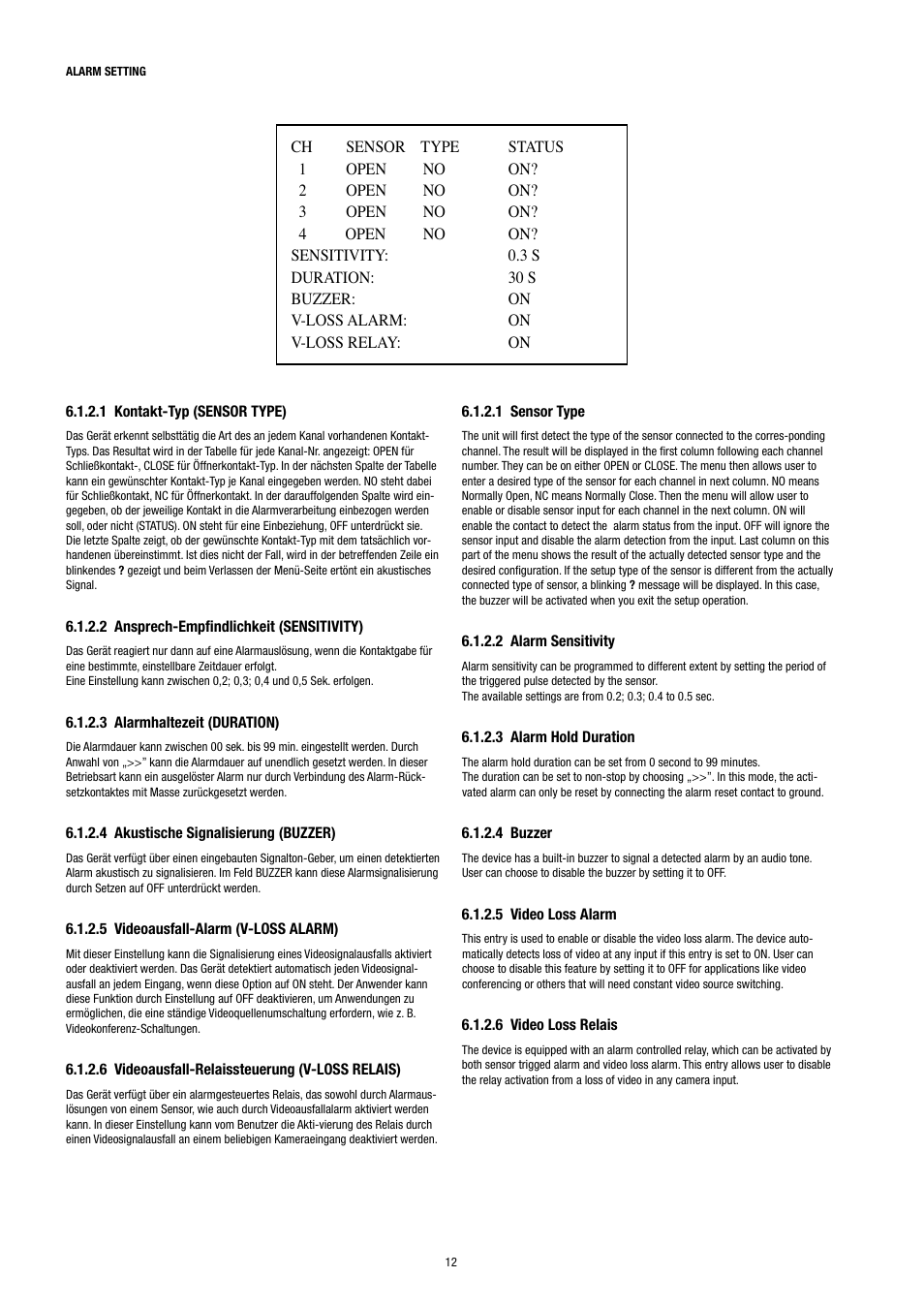 Eneo VCQ-6057 User Manual | Page 12 / 36