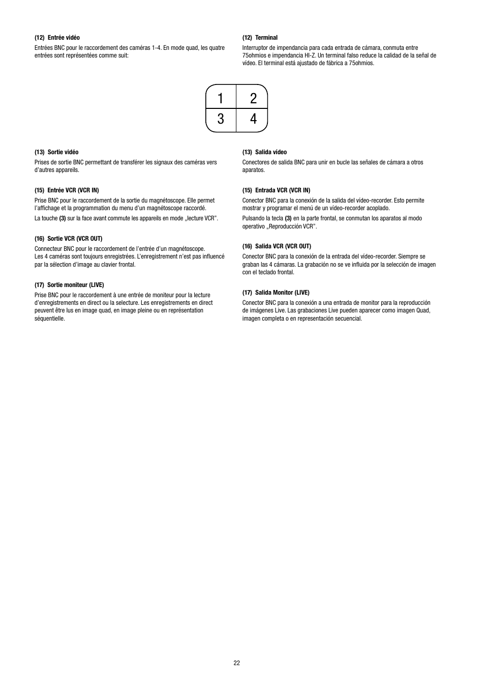 Eneo VCQ-6057 User Manual | Page 22 / 36