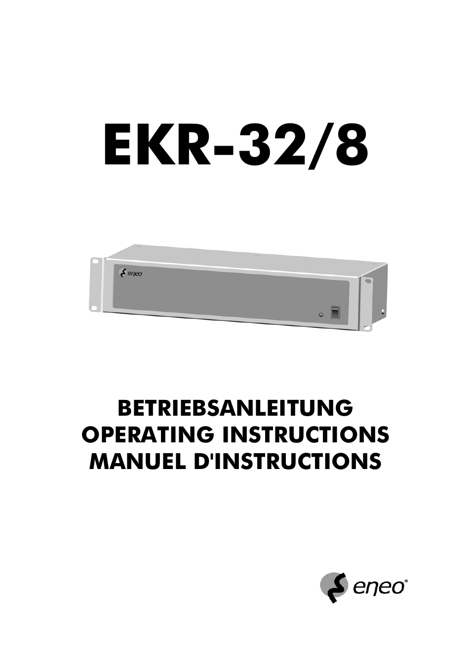 Eneo EKR-32/8 User Manual | 204 pages