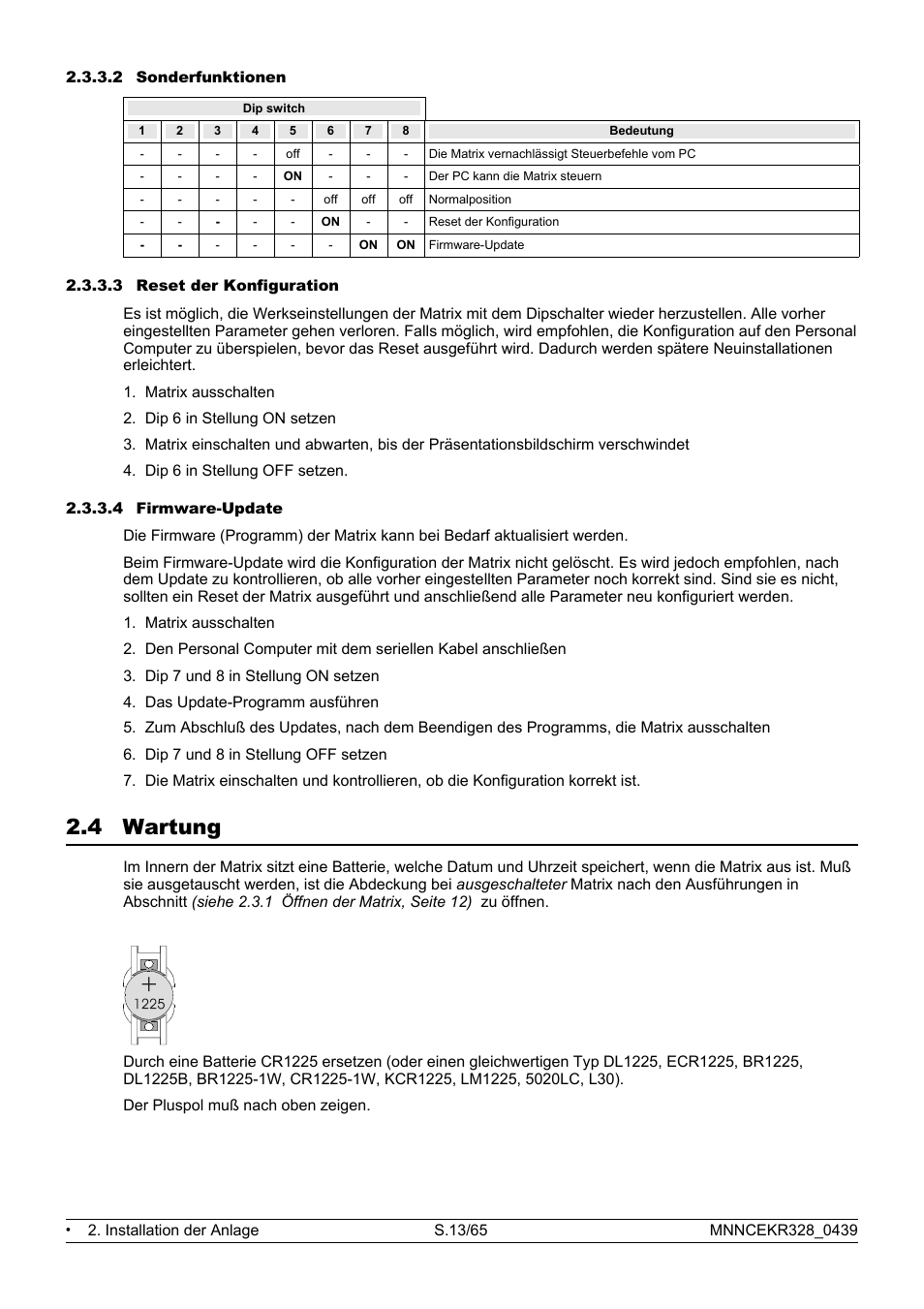 4 wartung | Eneo EKR-32/8 User Manual | Page 15 / 204