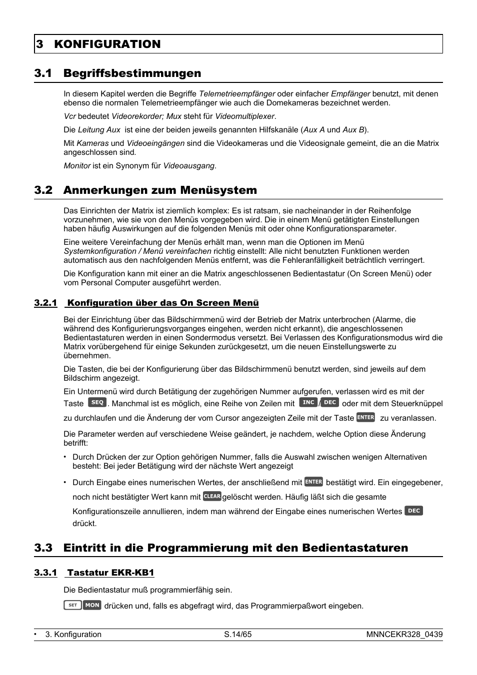 Eneo EKR-32/8 User Manual | Page 16 / 204