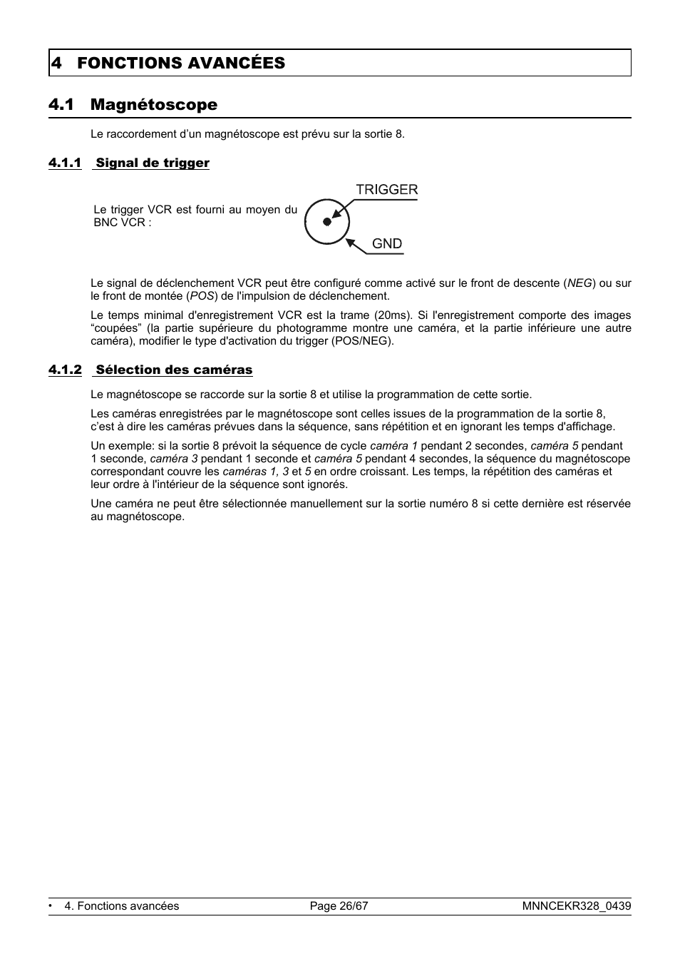 4 fonctions avancées 4.1 magnétoscope | Eneo EKR-32/8 User Manual | Page 160 / 204