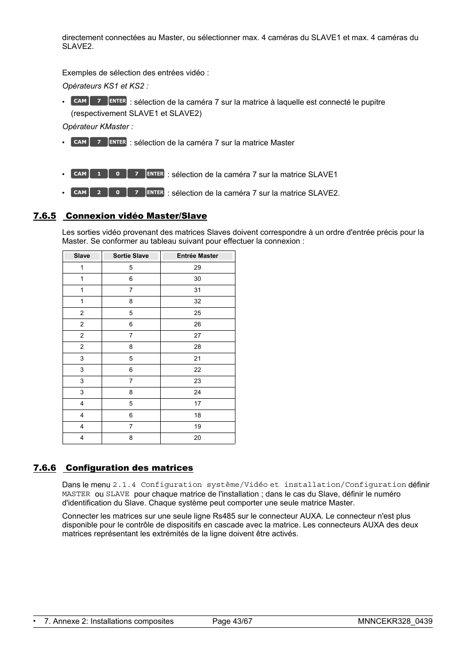 C107e, C207e | Eneo EKR-32/8 User Manual | Page 177 / 204