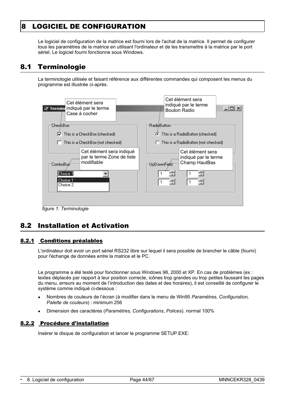 8 logiciel de configuration, 1 terminologie, 2 installation et activation | Eneo EKR-32/8 User Manual | Page 178 / 204