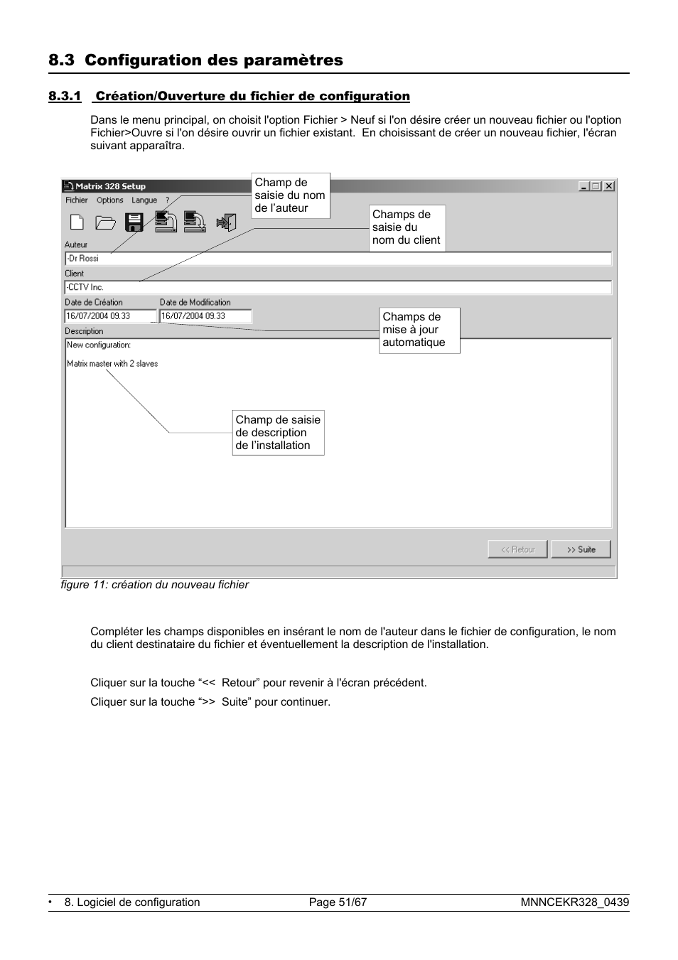3 configuration des paramètres | Eneo EKR-32/8 User Manual | Page 185 / 204