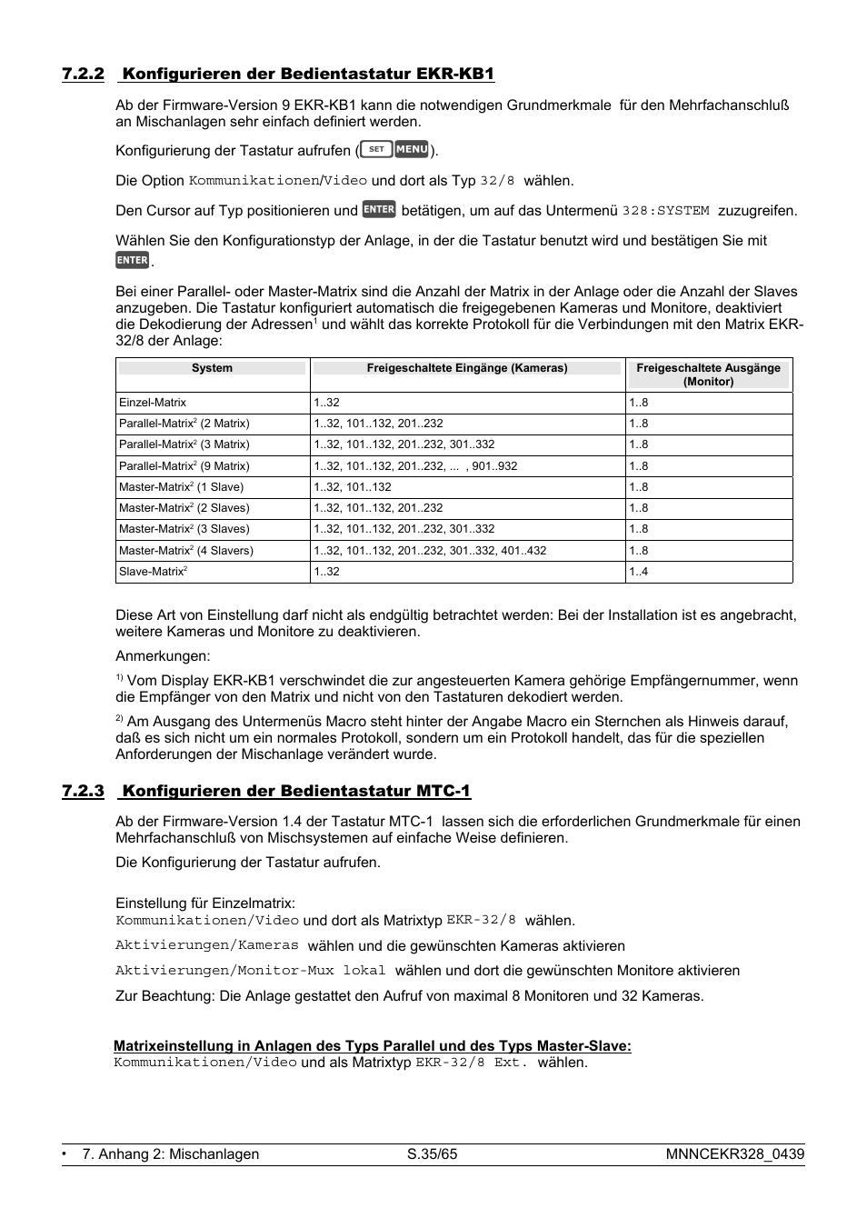 Eneo EKR-32/8 User Manual | Page 37 / 204