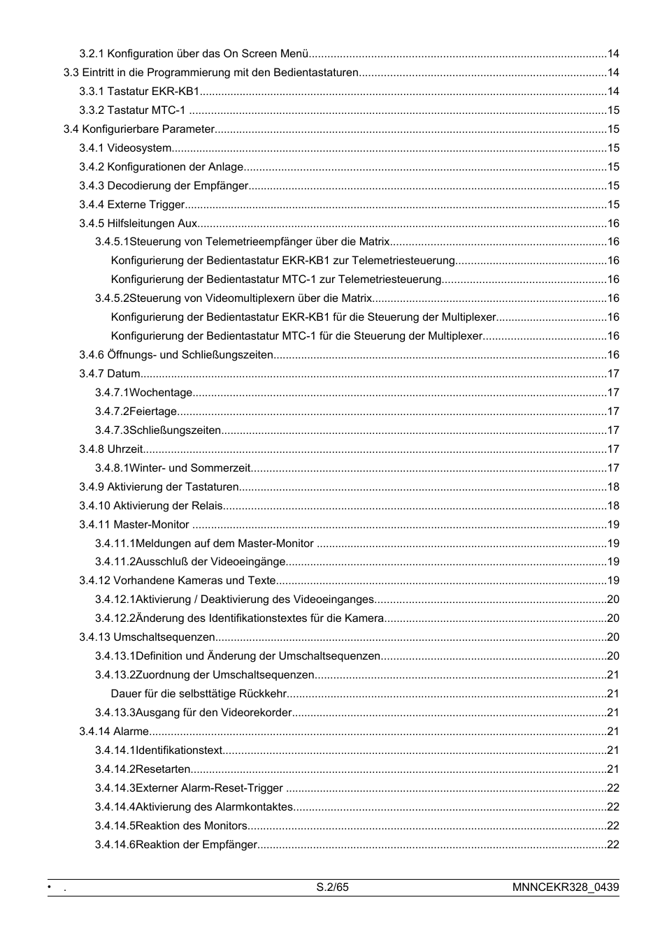 Eneo EKR-32/8 User Manual | Page 4 / 204