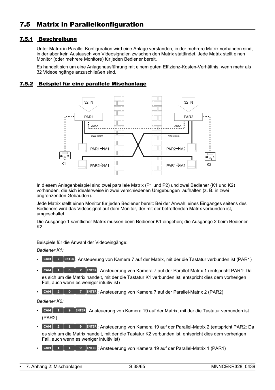 C107e, C207e, C19e | C219e, C119e | Eneo EKR-32/8 User Manual | Page 40 / 204