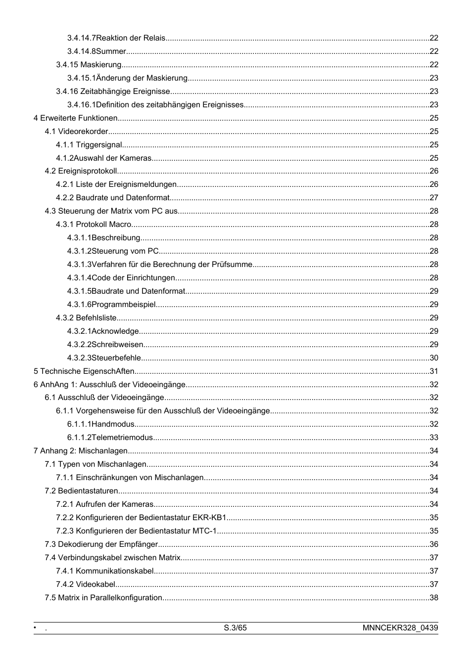 Eneo EKR-32/8 User Manual | Page 5 / 204