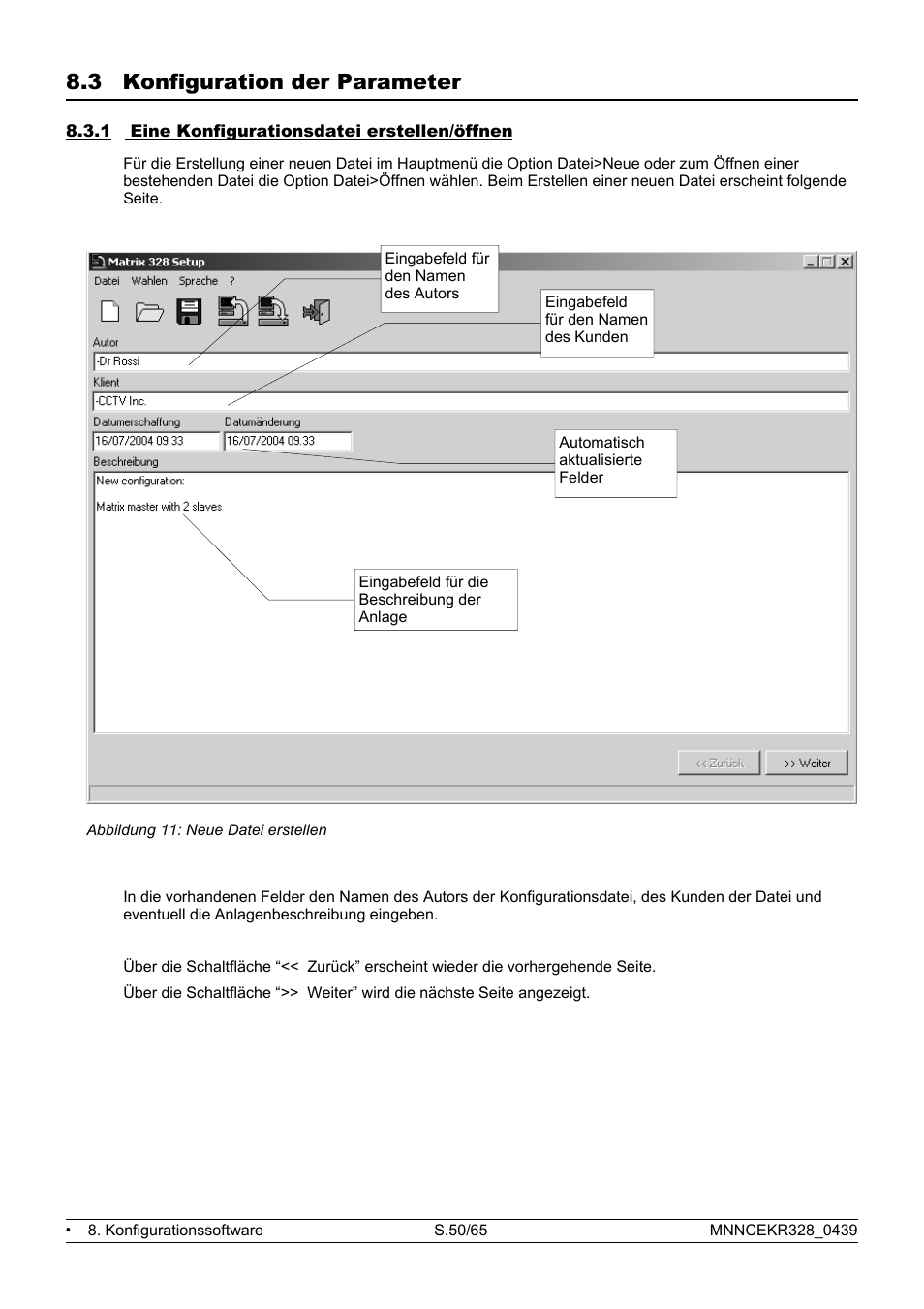 3 konfiguration der parameter | Eneo EKR-32/8 User Manual | Page 52 / 204