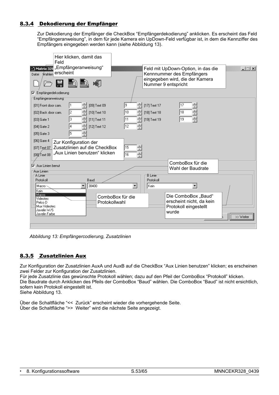 Eneo EKR-32/8 User Manual | Page 55 / 204
