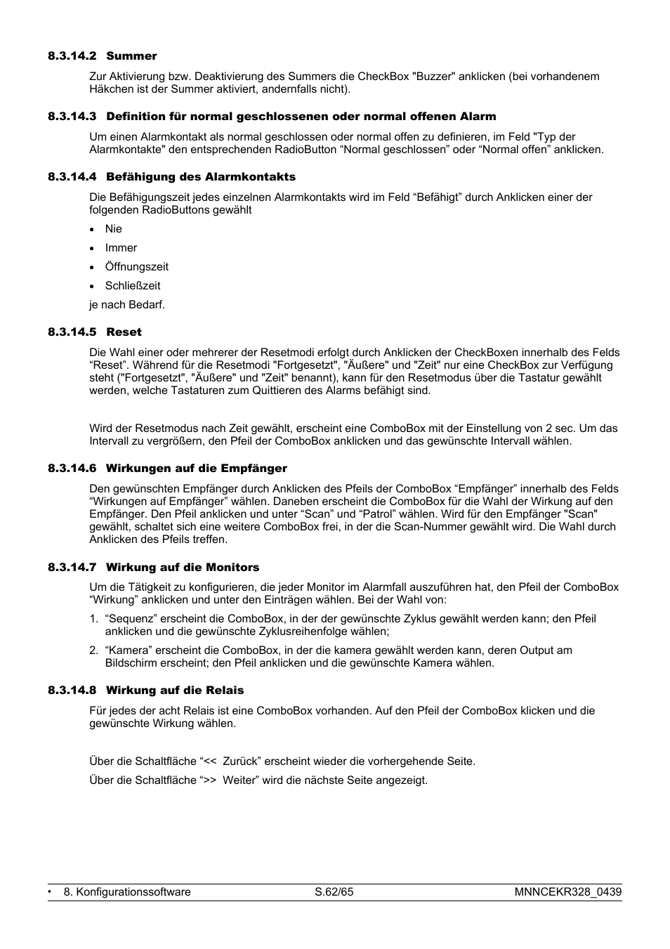 Eneo EKR-32/8 User Manual | Page 64 / 204