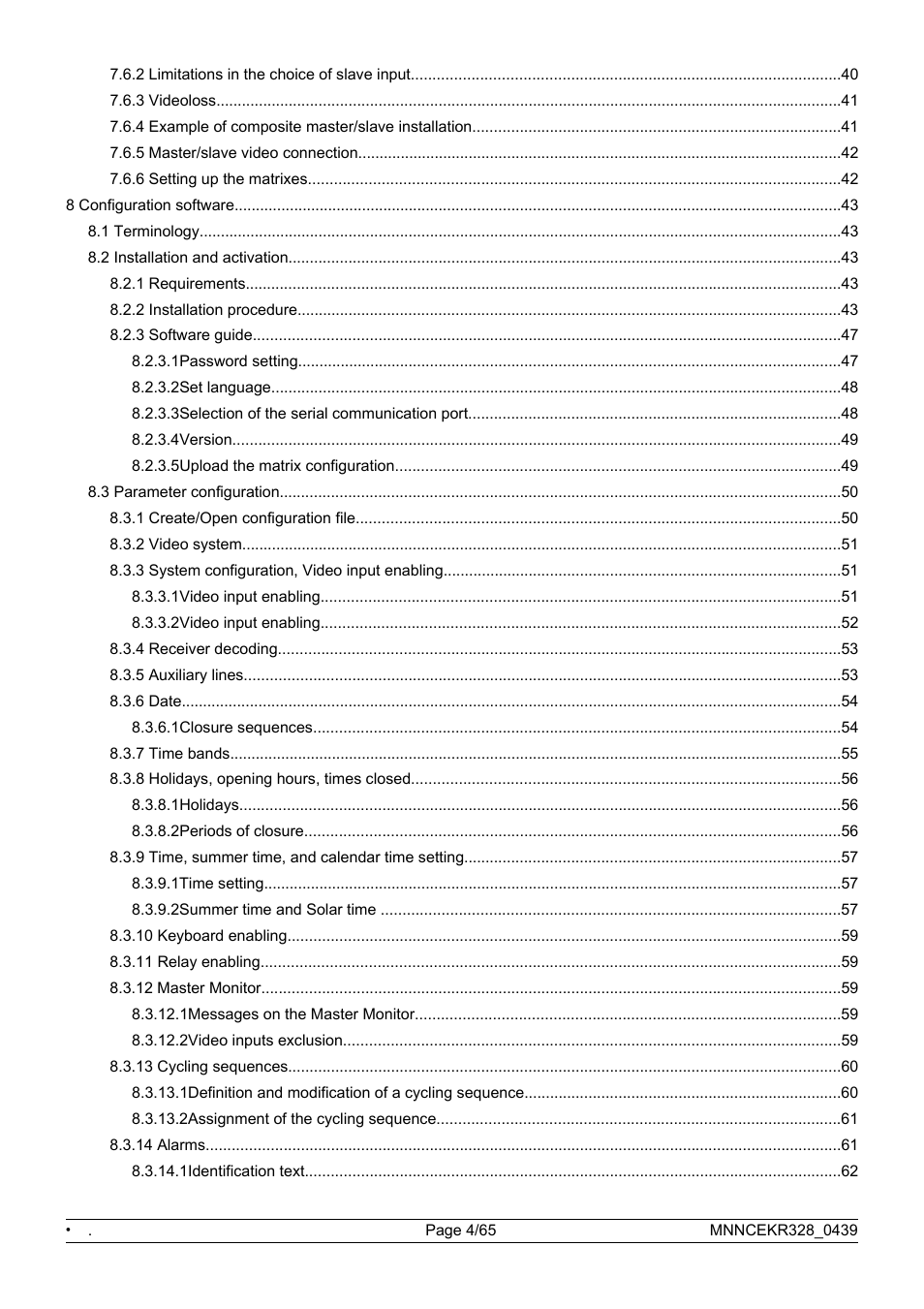 Eneo EKR-32/8 User Manual | Page 72 / 204