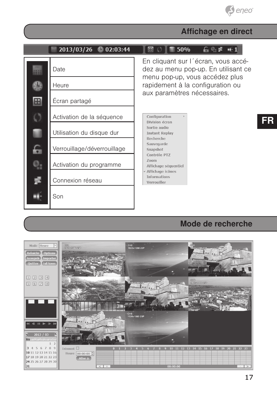 De en fr pl ru | Eneo HDR-5004AH1.0 User Manual | Page 17 / 32